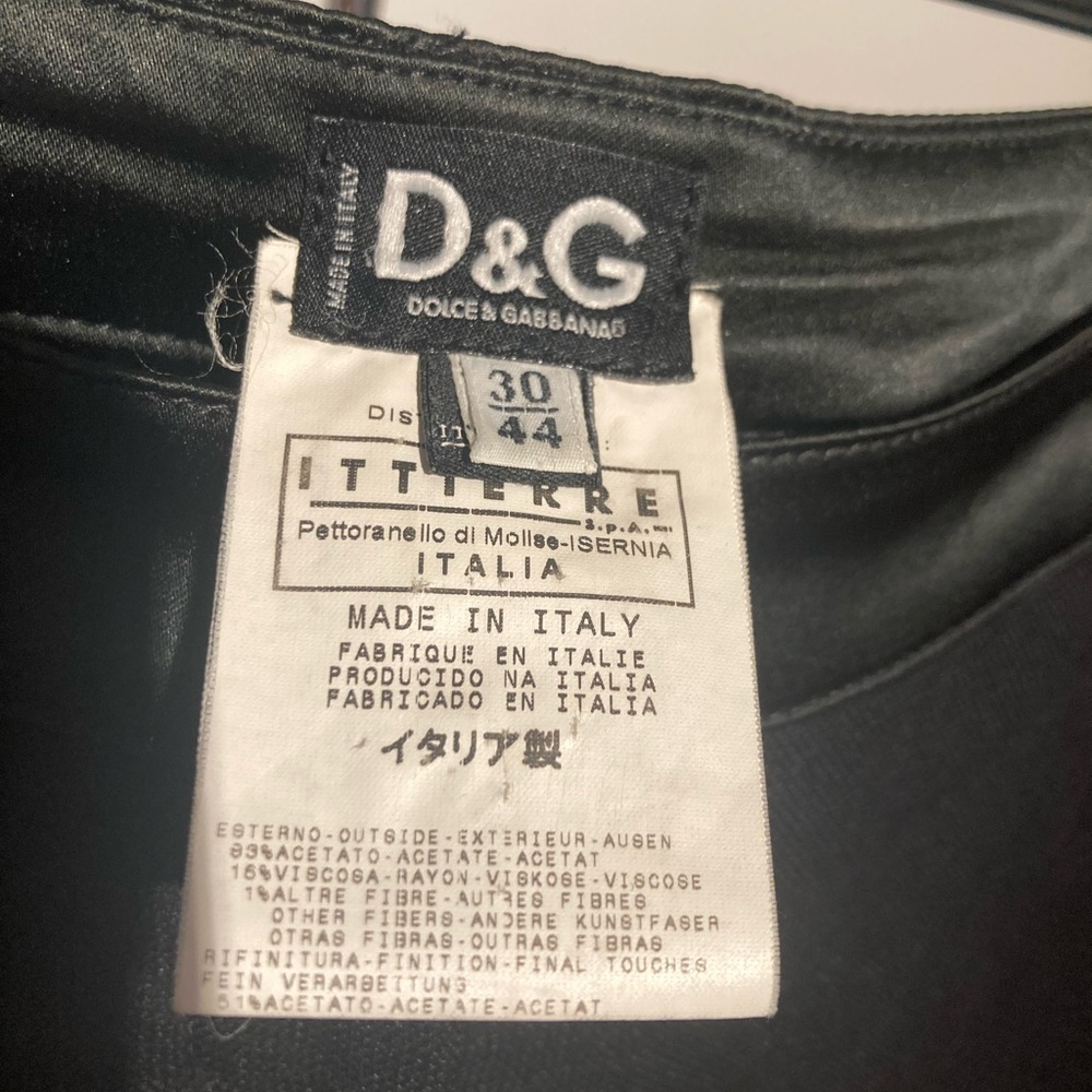 Dolce & Gabbana Elegant Black Trousers